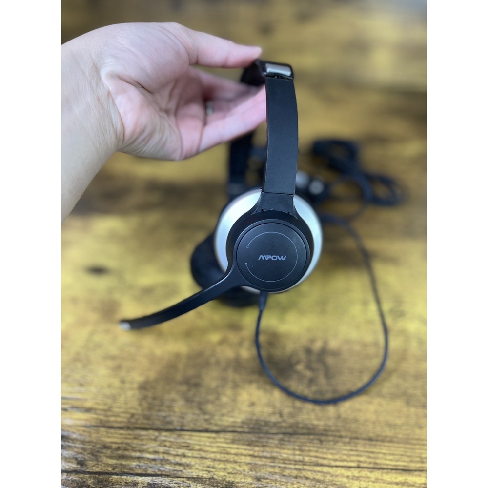 MPOW BH328A Wired Computer‎ Headset with Noise Canceling